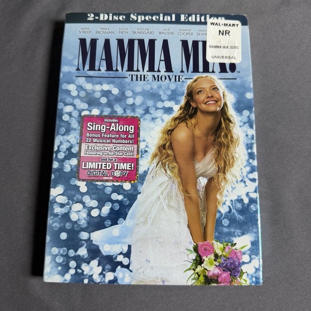 Mamma Mia (DVD, 2009, 2-Disc Set, Special Edition) BRAND NEW FACTORY SEALED!
